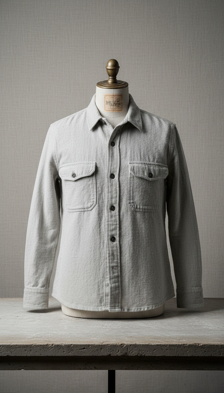 Monochromes Utility-Shirt neu gefertigt