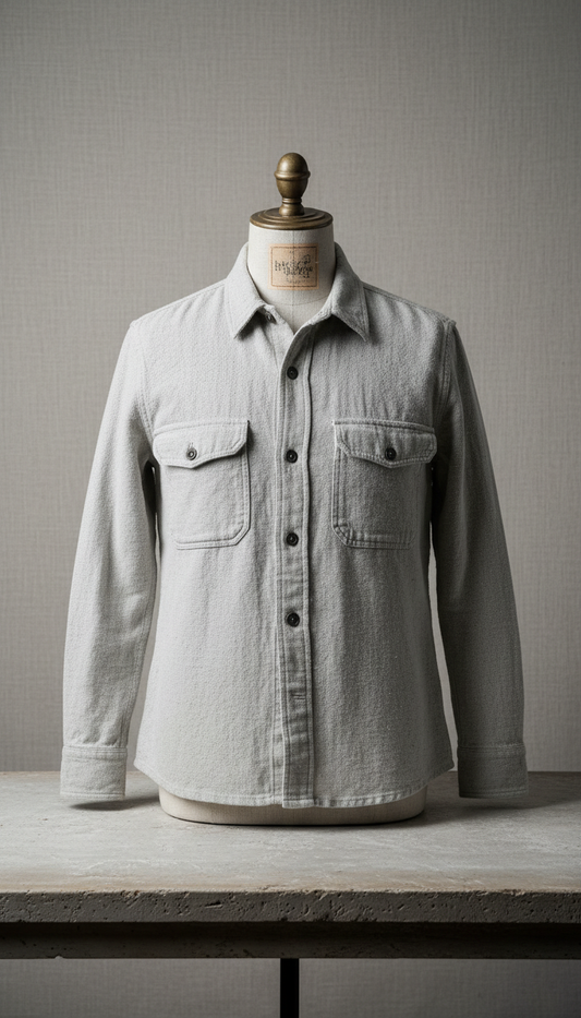 Monochromes Utility-Shirt neu gefertigt